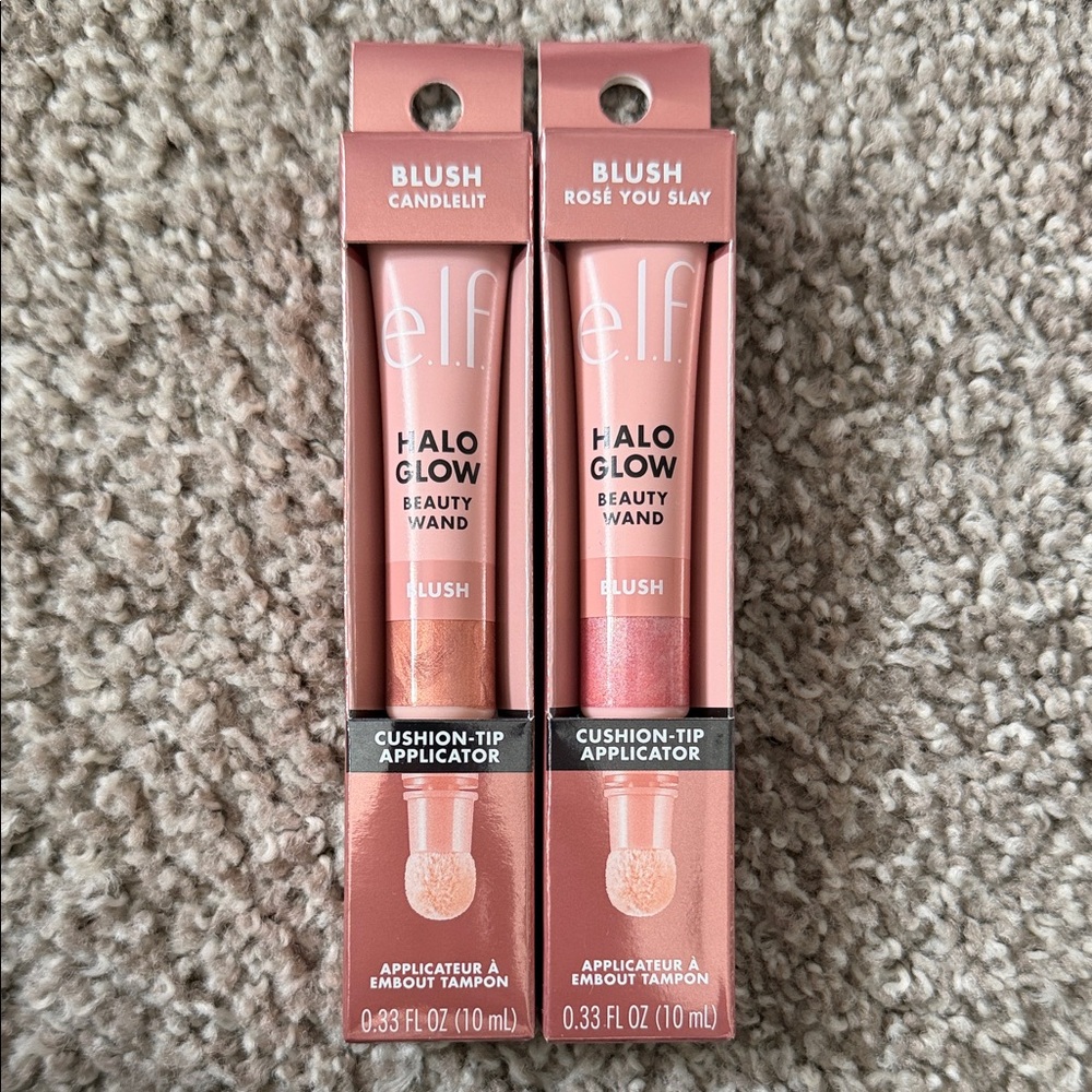 ELF Halo Glow Blush - Candlelit & Rosé You Slay